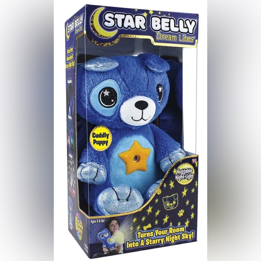 Star Belly Dream Lites Cuddly Puppy Projection Night Light